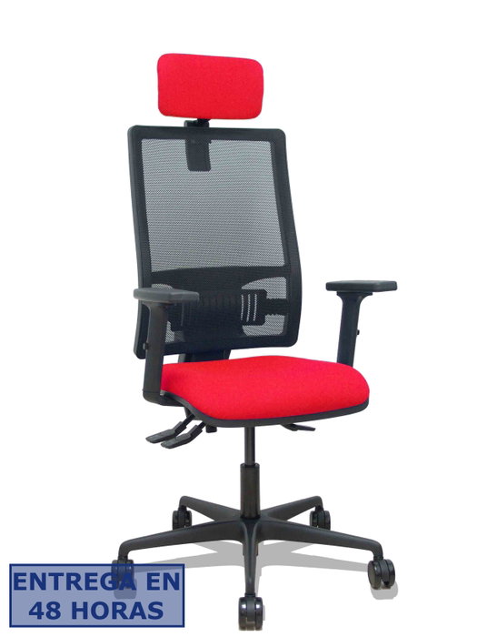 PIQUERAS Y CRESPO Silla Bormate Asincro Rojo y Negro PIQUERAS Y CRESPO Silla Bormate Asincro Rojo y Negro