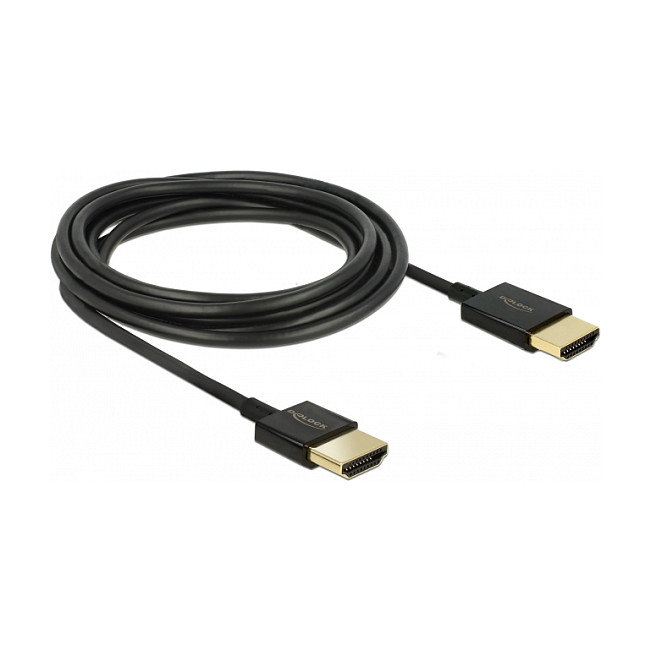 DeLOCK 85117 Cable HDMI High Speed Slim 0,25 m 4K 3D ARC DeLOCK 85117 Cable HDMI High Speed Slim 0,25 m 4K 3D ARC
