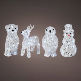 Lumineo Figuras navideñas de animales para exterior modelos surtidos