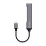 Aisens Hub USB 3.1 USB-C, 4 Puertos Tipo A, Gris