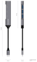 Aisens Hub USB 3.1 USB-C, 4 Puertos Tipo A, Gris
