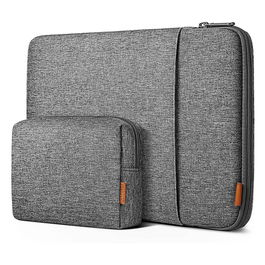 Inateck LB01006 Funda para portátil de 14 pulgadas con neceser, color gris