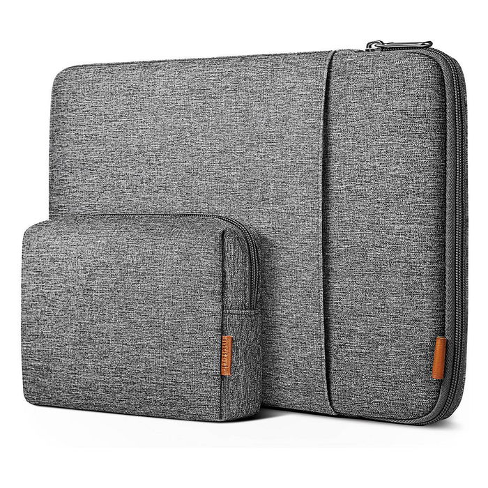 Inateck LB01006 Funda para portátil de 14 pulgadas con neceser, color gris Inateck LB01006 Funda para portátil de 14 pulgadas con neceser, color gris