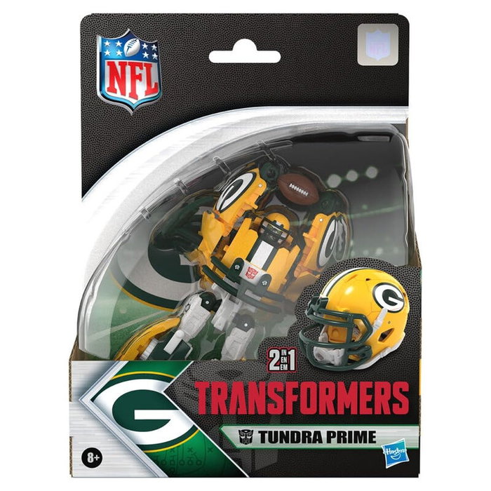 Hasbro Transformers x NFL Tundra Prime Green Bay Packers 14 cm