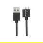 MEDIARANGE MRCS239 Cable de Carga USB-A a Micro-B USB 3.2 Gen 1 (5 Gbit/s), 50 cm, Negro, Carga Rápida, Plug & Play