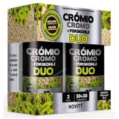 DIETMED Cromio + Forskohlli Duo 30+30 Comp. Adelgazamiento Apetito Lipólisis Masa Grasa DIETMED Cromio + Forskohlli Duo 30+30 Comp. Adelgazamiento Apetito Lipólisis Masa Grasa