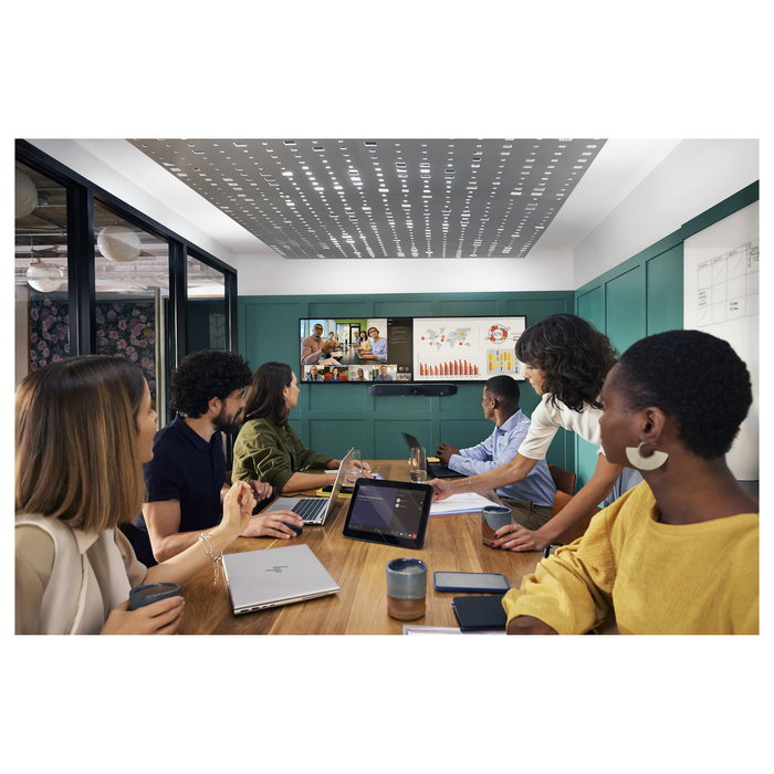 HP Poly V52 Videobar USB 4K para Microsoft Teams Blanco