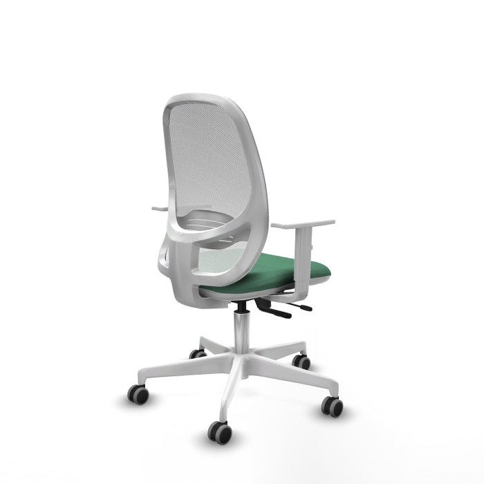 PIQUERAS Y CRESPO Silla de oficina Cilanco Verde esmeralda y Blanco PIQUERAS Y CRESPO Silla de oficina Cilanco Verde esmeralda y Blanco