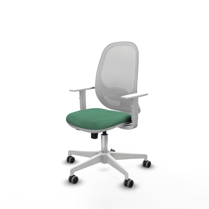 PIQUERAS Y CRESPO Silla de oficina Cilanco Verde esmeralda y Blanco PIQUERAS Y CRESPO Silla de oficina Cilanco Verde esmeralda y Blanco