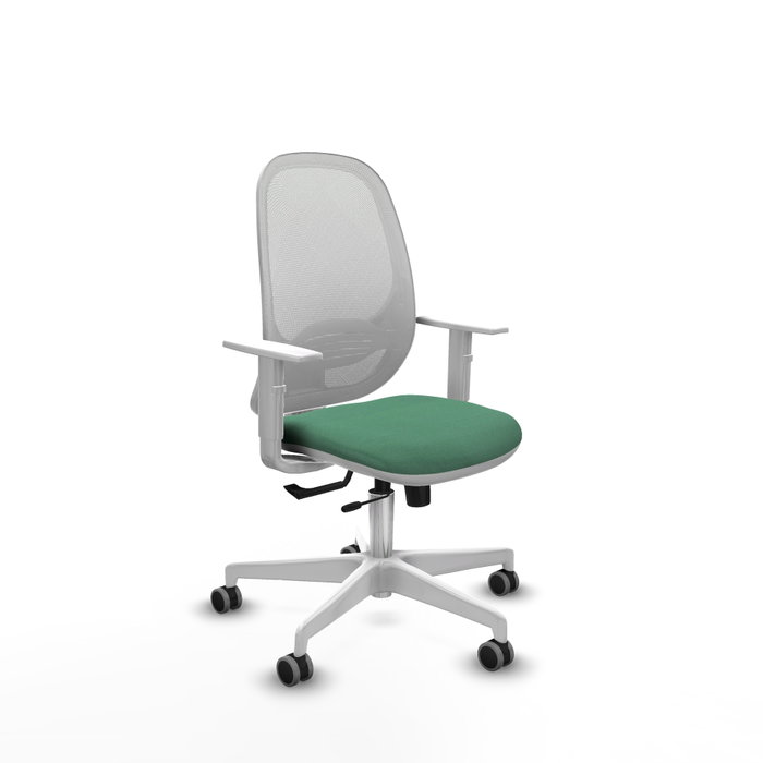 PIQUERAS Y CRESPO Silla de oficina Cilanco Verde esmeralda y Blanco PIQUERAS Y CRESPO Silla de oficina Cilanco Verde esmeralda y Blanco