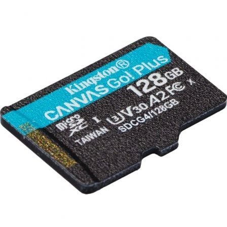 Kingston SDCG4/128GBSP Tarjeta de Memoria microSDXC 128GB Clase 10 U3 V30 A2 200MB/s Canvas Select Plus
