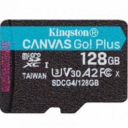 Kingston SDCG4/128GBSP Tarjeta de Memoria microSDXC 128GB Clase 10 U3 V30 A2 200MB/s Canvas Select Plus