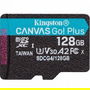 Kingston SDCG4/128GBSP Tarjeta de Memoria microSDXC 128GB Clase 10 U3 V30 A2 200MB/s Canvas Select Plus