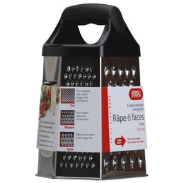 Easy Make Rallador 6 Caras 19x12 cm Acero y Plástico Colores Surtidos