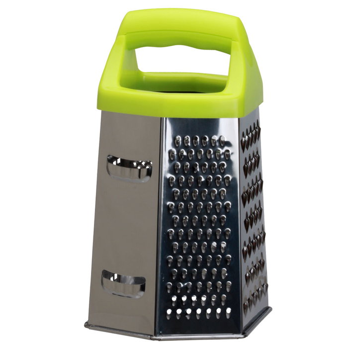 Easy Make Rallador 6 Caras 19x12 cm Acero y Plástico Colores Surtidos