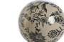 DKD Home Decor Bola de Decoración Gres Blanco 10,5x10,5x10,5 cm