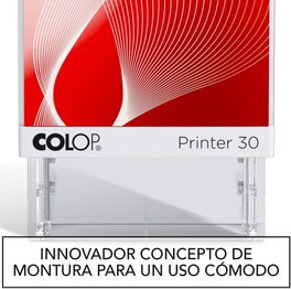 COLOP Sello Automático Personalizable de 5 Líneas Negro