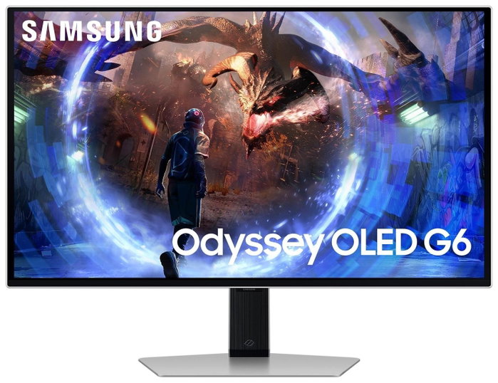 Samsung Odyssey OLED G6 S27DG600SU 27 pulgadas QHD 360 Hz Plata Samsung Odyssey OLED G6 S27DG600SU 27 pulgadas QHD 360 Hz Plata