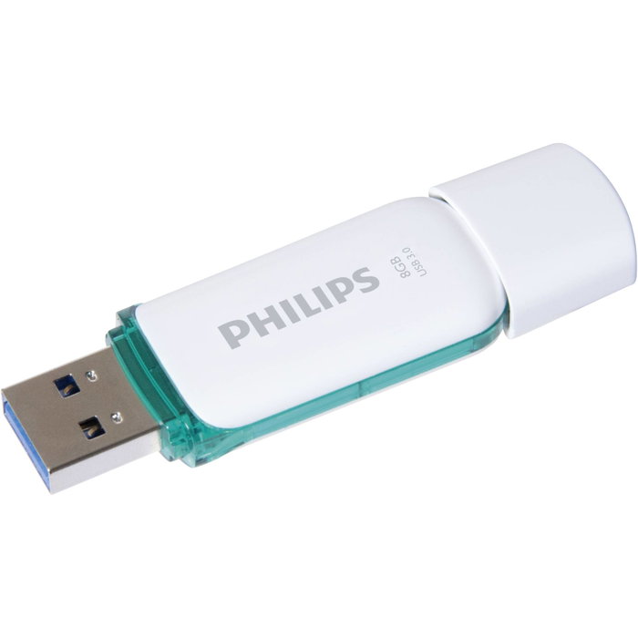 Philips FM08FD75B USB flash drive 8GB Turquesa, Blanco Philips FM08FD75B USB flash drive 8GB Turquesa, Blanco