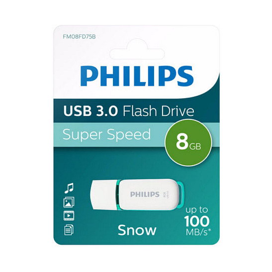 Philips Snow Edition Spring Green 8 GB USB 3.2 Gen 1 Philips Snow Edition Spring Green 8 GB USB 3.2 Gen 1