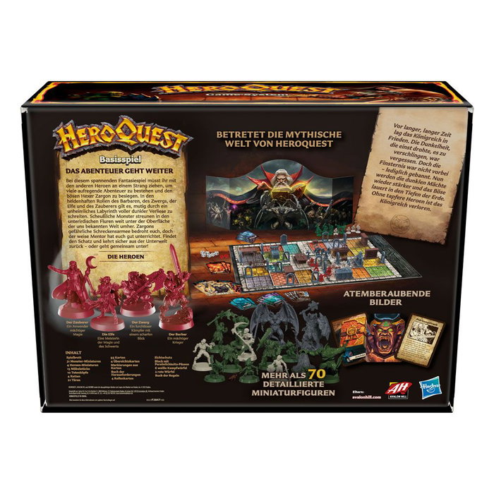 HeroQuest Juego de Mesa Basisspiel alemán HeroQuest Juego de Mesa Basisspiel alemán
