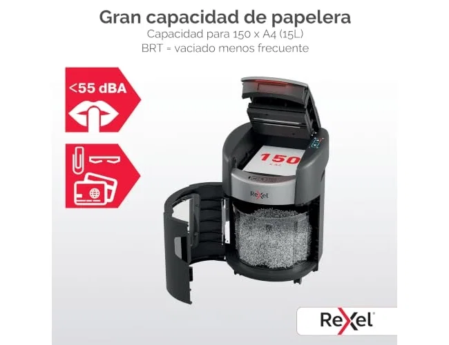 Rexel ShredMax AutoFeed+ 150X, P4
