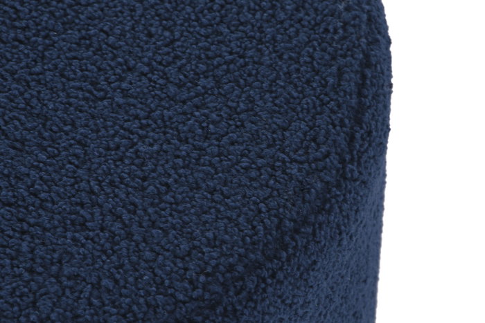 DKD Home Decor Reposapiés de Poliéster Azul 55x55x42 cm