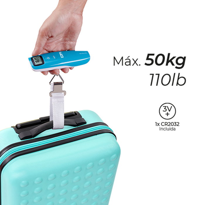 Edm Báscula de viaje para equipaje digital 50kg