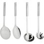 Brabantia Kitchen Utensil Set Profile, 4 piezas, Plata/Acero Mate