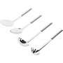 Brabantia Kitchen Utensil Set Profile, 4 piezas, Plata/Acero Mate