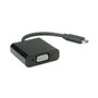 VALUE Adaptador de pantalla USB Typ C - VGA, Audio, Negro