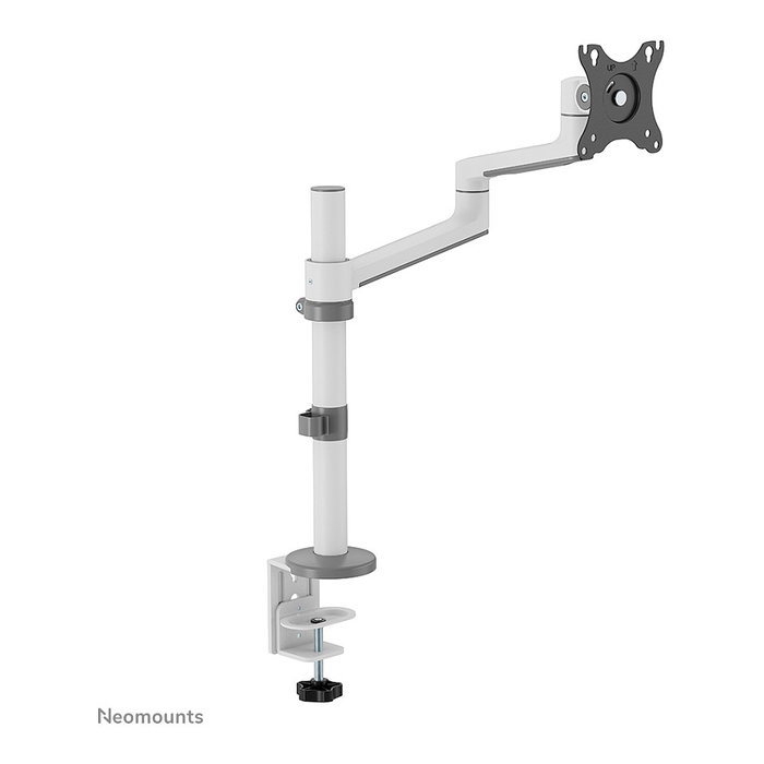 Neomounts DS60-425WH1 Brazo de Monitor de Escritorio Ajustable para Pantallas 17-27" (43.2-68.6 cm), con VESA 100x100, Carga 8 kg, Color Blanco Neomounts DS60-425WH1 Brazo de Monitor de Escritorio Ajustable para Pantallas 17-27" (43.2-68.6 cm), con VESA 100x100, Carga 8 kg, Color Blanco
