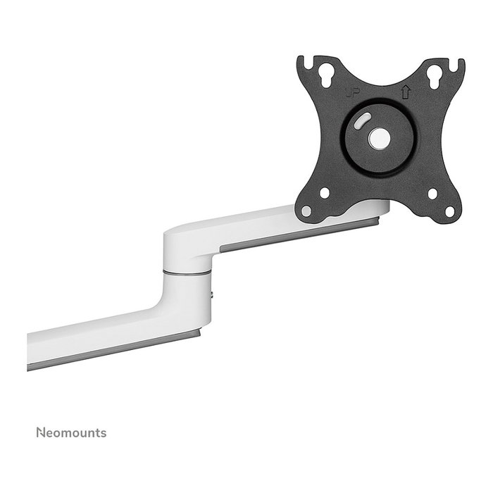 Neomounts DS60-425WH1 Brazo de Monitor de Escritorio Ajustable para Pantallas 17-27" (43.2-68.6 cm), con VESA 100x100, Carga 8 kg, Color Blanco Neomounts DS60-425WH1 Brazo de Monitor de Escritorio Ajustable para Pantallas 17-27" (43.2-68.6 cm), con VESA 100x100, Carga 8 kg, Color Blanco