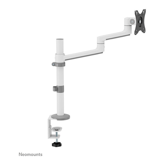 Neomounts DS60-425WH1 Brazo de Monitor de Escritorio Ajustable para Pantallas 17-27" (43.2-68.6 cm), con VESA 100x100, Carga 8 kg, Color Blanco Neomounts DS60-425WH1 Brazo de Monitor de Escritorio Ajustable para Pantallas 17-27" (43.2-68.6 cm), con VESA 100x100, Carga 8 kg, Color Blanco