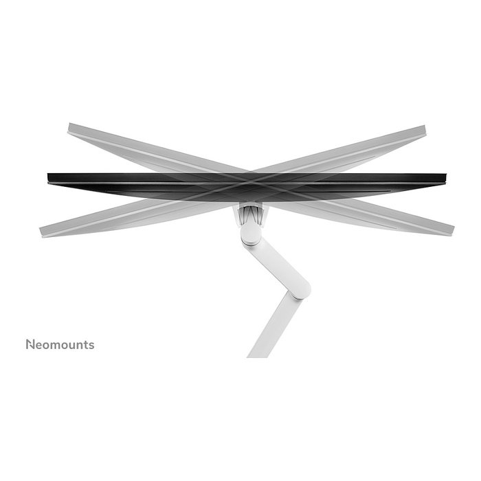 Neomounts DS60-425WH1 Brazo de Monitor de Escritorio Ajustable para Pantallas 17-27" (43.2-68.6 cm), con VESA 100x100, Carga 8 kg, Color Blanco Neomounts DS60-425WH1 Brazo de Monitor de Escritorio Ajustable para Pantallas 17-27" (43.2-68.6 cm), con VESA 100x100, Carga 8 kg, Color Blanco