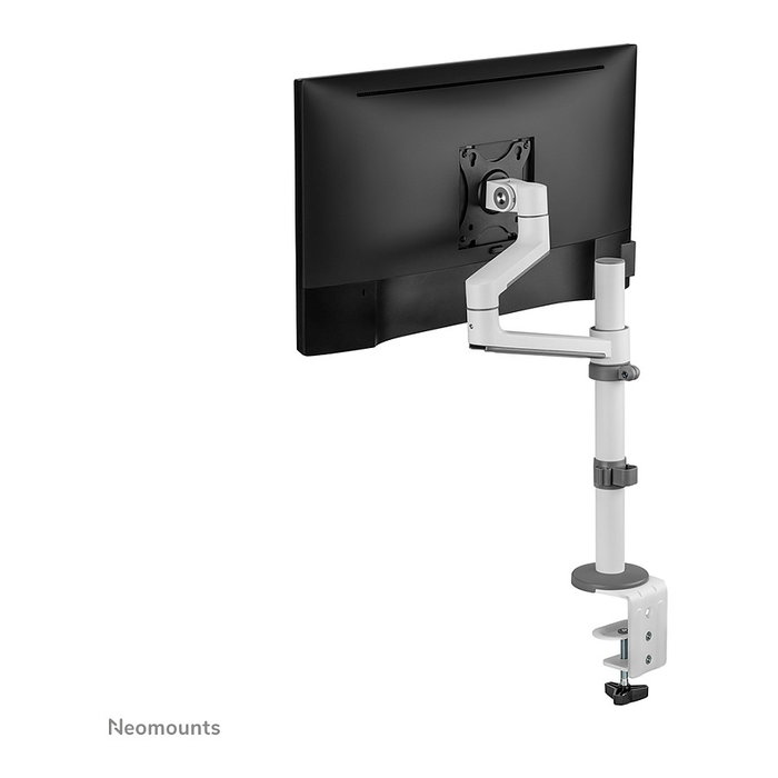 Neomounts DS60-425WH1 Brazo de Monitor de Escritorio Ajustable para Pantallas 17-27" (43.2-68.6 cm), con VESA 100x100, Carga 8 kg, Color Blanco Neomounts DS60-425WH1 Brazo de Monitor de Escritorio Ajustable para Pantallas 17-27" (43.2-68.6 cm), con VESA 100x100, Carga 8 kg, Color Blanco