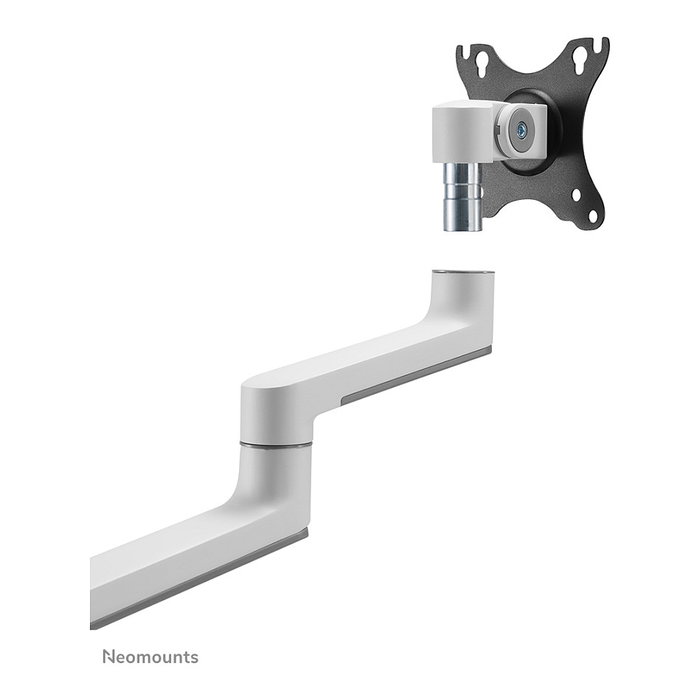 Neomounts DS60-425WH1 Brazo de Monitor de Escritorio Ajustable para Pantallas 17-27" (43.2-68.6 cm), con VESA 100x100, Carga 8 kg, Color Blanco Neomounts DS60-425WH1 Brazo de Monitor de Escritorio Ajustable para Pantallas 17-27" (43.2-68.6 cm), con VESA 100x100, Carga 8 kg, Color Blanco