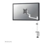 Neomounts DS60-425WH1 Brazo de Monitor de Escritorio Ajustable para Pantallas 17-27" (43.2-68.6 cm), con VESA 100x100, Carga 8 kg, Color Blanco