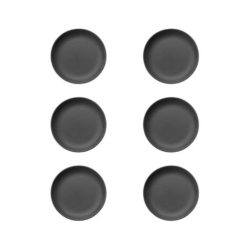 SUMMA Plato Hondo Coupe Io Grafito Gres 24 cm (Set de 6)