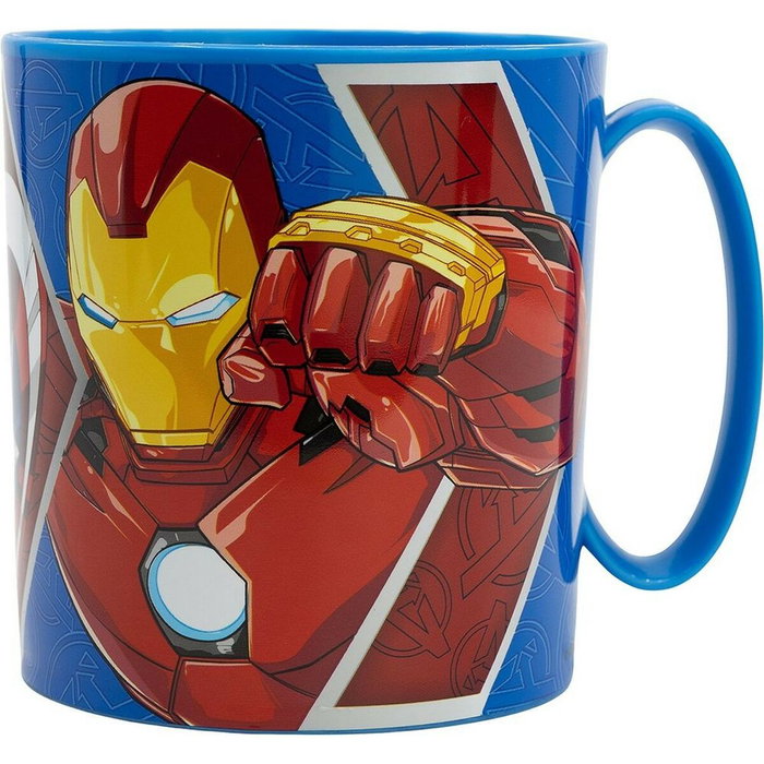 Marvel Taza Vengadores 350 mL CZ11391 - Taza apta para microondas, plástico libre de BPA, licencia oficial.