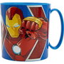 Marvel Taza Vengadores 350 mL CZ11391 - Taza apta para microondas, plástico libre de BPA, licencia oficial.