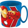 Marvel Taza Vengadores 350 mL CZ11391 - Taza apta para microondas, plástico libre de BPA, licencia oficial.