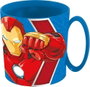Marvel Taza Vengadores 350 mL CZ11391 - Taza apta para microondas, plástico libre de BPA, licencia oficial.
