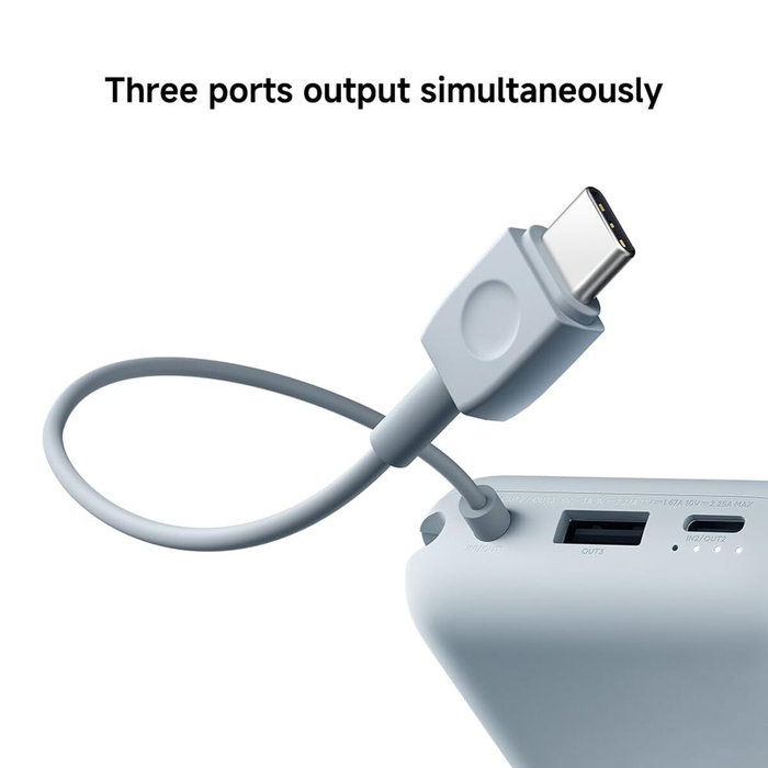 Xiaomi Power Bank 10000 mAh Integrated Cable Azul