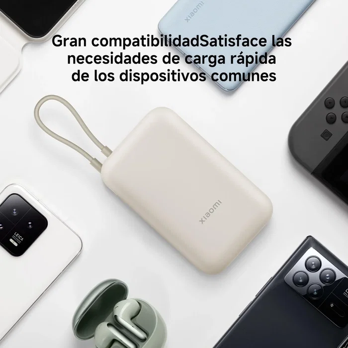Xiaomi Power Bank 10000 mAh Integrated Cable Azul