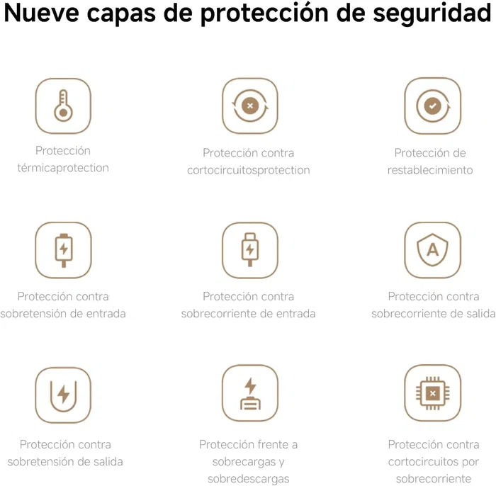 Xiaomi Power Bank 10000mAh con Cable Integrado Azul