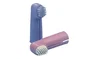 Kit de 2 cepillos dentales dedal con nylon y goma