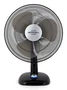 Orbegozo TF0124 Ventilador de Sobremesa 20 cm, Negro y Plata, 25W, 3 Aspas, 2 Velocidades, Oscilación 90°, Con Rejilla y Asa