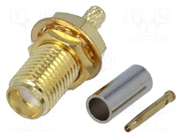 4CARMEDIA Conector de antena SMA-B recto para cable RG174