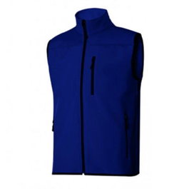 Velilla Chaleco Soft Shell Elástico Forro Polar Modelo 205905 Ropa Laboral Tallas S-XXL Azul Marino